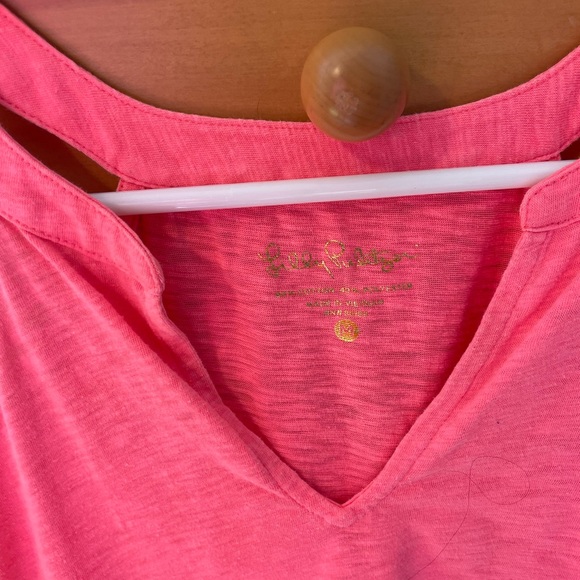 Lily Pulitzer pink tank, size M - Picture 2 of 2